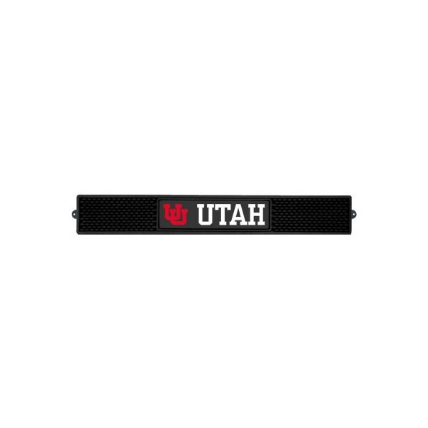 Fanmats FanMats Drink Mat, 21744, University of Utah, 3-1/4"x 24"x 1" 21744 - main